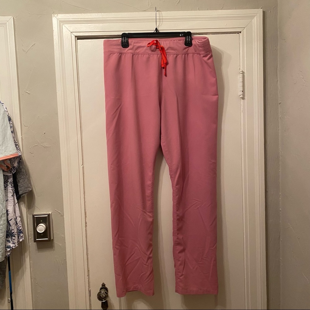 COPY - Figs scrub pants. Chalk pink. Size XL TALL.